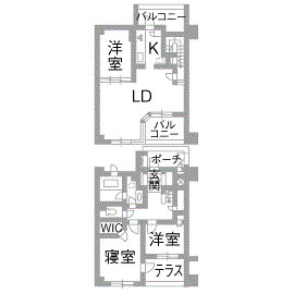 リフォーム前の間取り