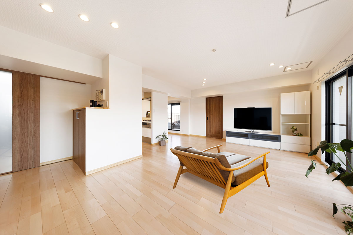 23畳の大空間のLDK