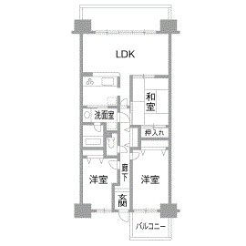 リフォーム前の間取り
