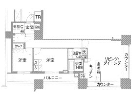 リフォーム前の間取り