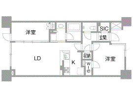 リフォーム前の間取り