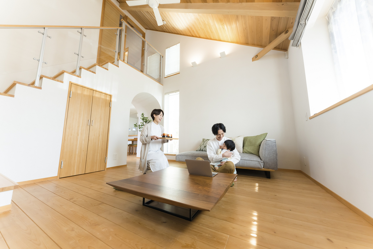 高い天井の家のイメージ