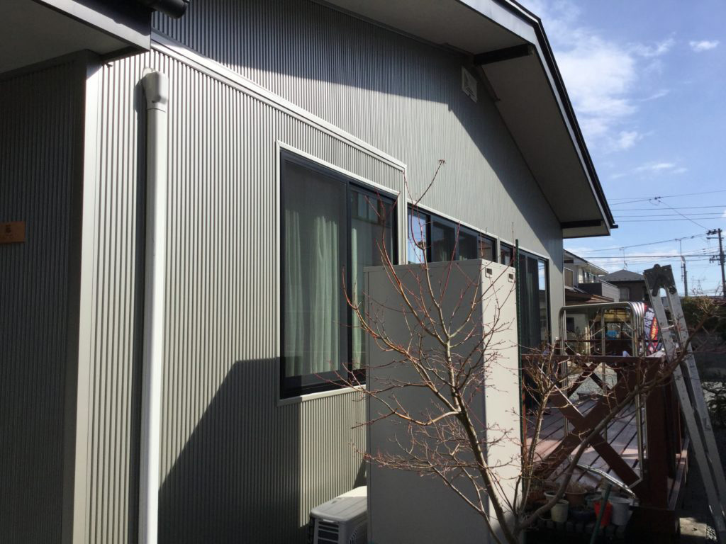リフォーム後のサイディングの写真
