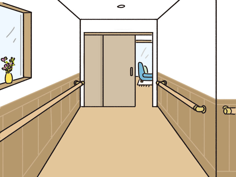 廊下のバリアフリー