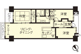 リフォーム後の間取り図