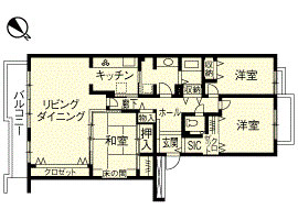 リフォーム後の間取り図