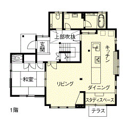 リフォーム後の間取図