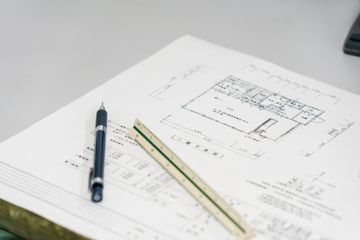 建築確認申請に必要な図面のイメージ