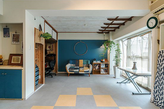 広々としたリビングにリノベーションした実例