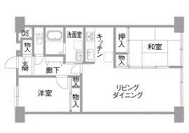 Beforeの間取り図
