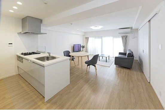 リフォーム後のLDKの画像