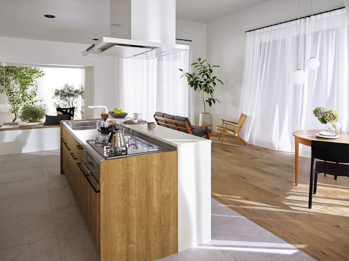 木との組み合わせ／クリナップ画像