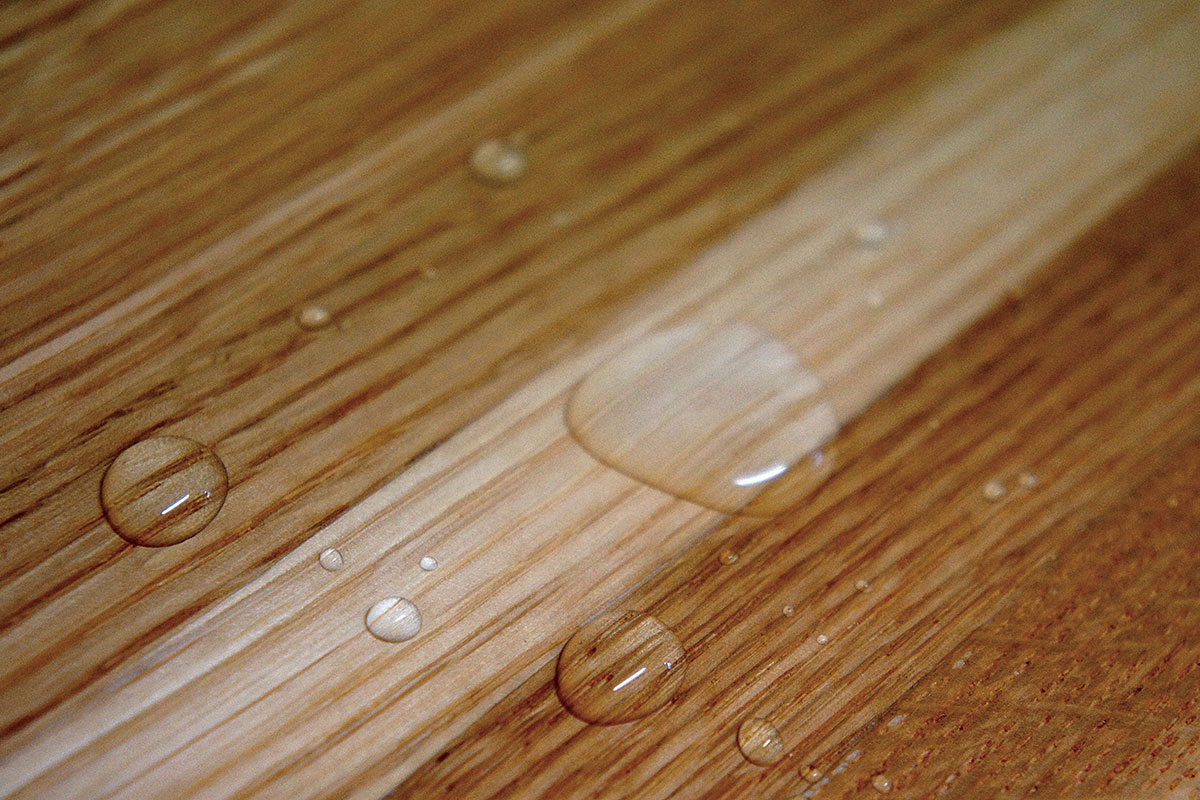 水に強い仕上げとなっています／ウッドワン画像