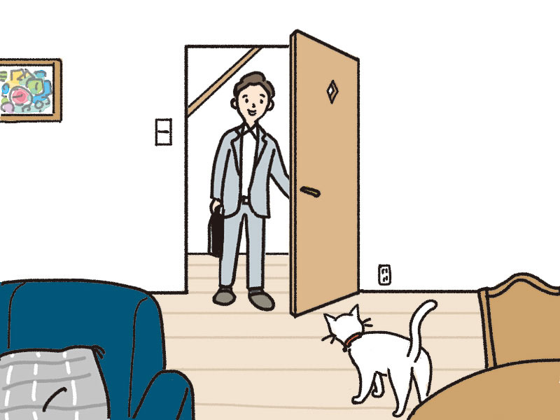 開き戸のイメージ