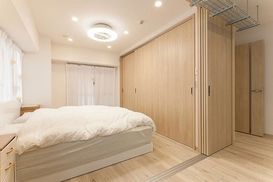 寝室のリノベーション