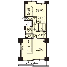 リフォーム後の間取図