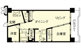 リフォーム後の間取図