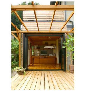 2間6尺（3651mm×1820mm）のウッドデッキ