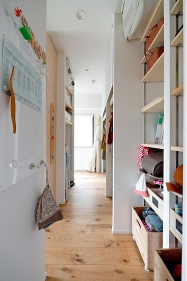 6畳のウォークインクローゼット