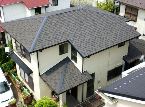 スレート屋根をジンカリウム鋼板でカバー工法リフォーム