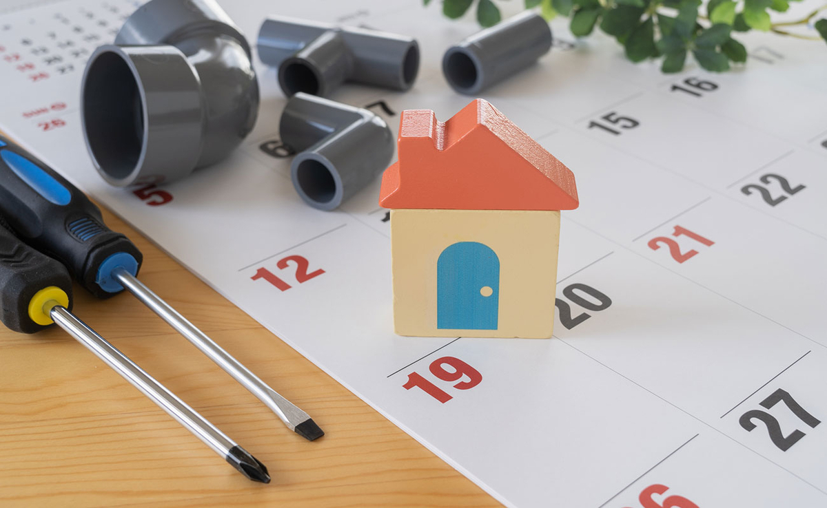 水回りリフォームの工期のイメージ