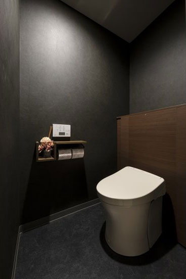 収納力や清掃性が高い「レストパル」を採用したトイレ