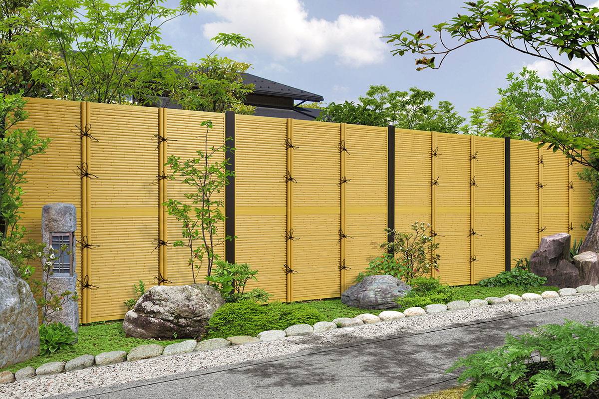 竹垣風目隠しフェンス