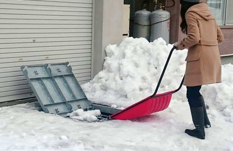 埋設型の融雪槽の画像