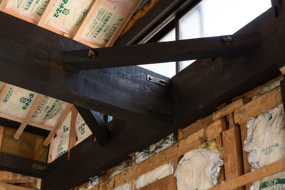 古民家の断熱工事