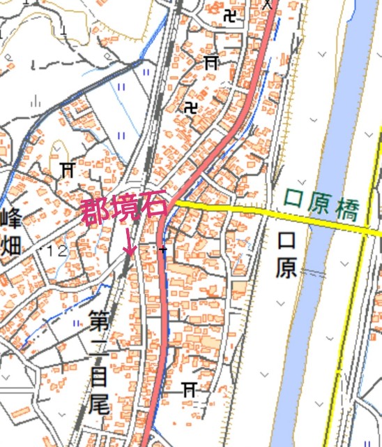 長崎街道沿いの郡境石 ぐんざかいいし 福岡県小竹町 日々の 楽しい をみつけるブログ