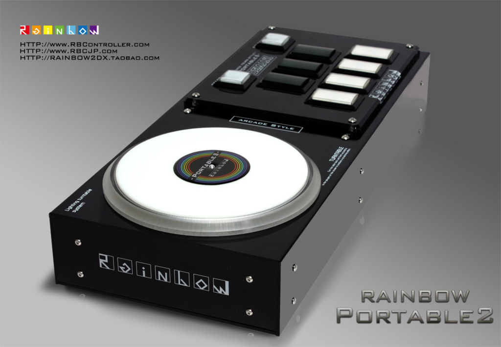 ビートマニア Rainbowportable 虹コン 三和ボタン 静音化 RGB ビートマニア Rainbowportable 虹コン 三和ボタン 静音化 RGB