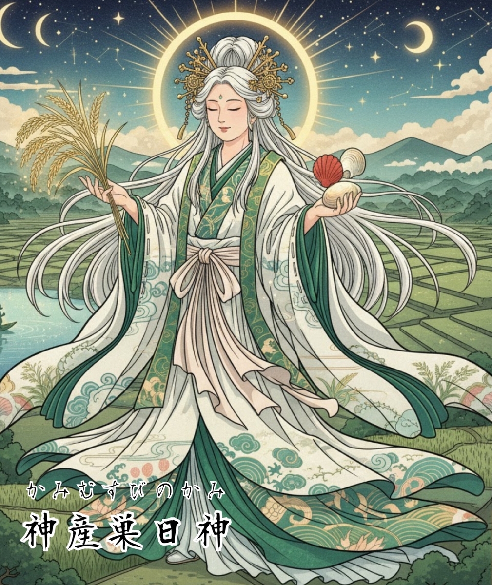 高天原の最高神にして出雲の御親「神産巣日神（かみむすびのかみ）」と