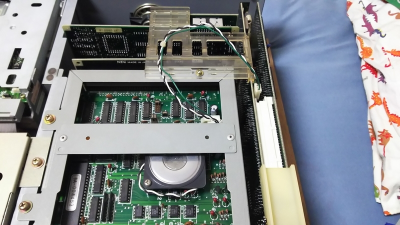 雀豪　DOME など　ナビ対応　メインCPU基板　その① PC-9801USの改造例 - YM2203→YMF288-M変換基板 (OFGPCB001