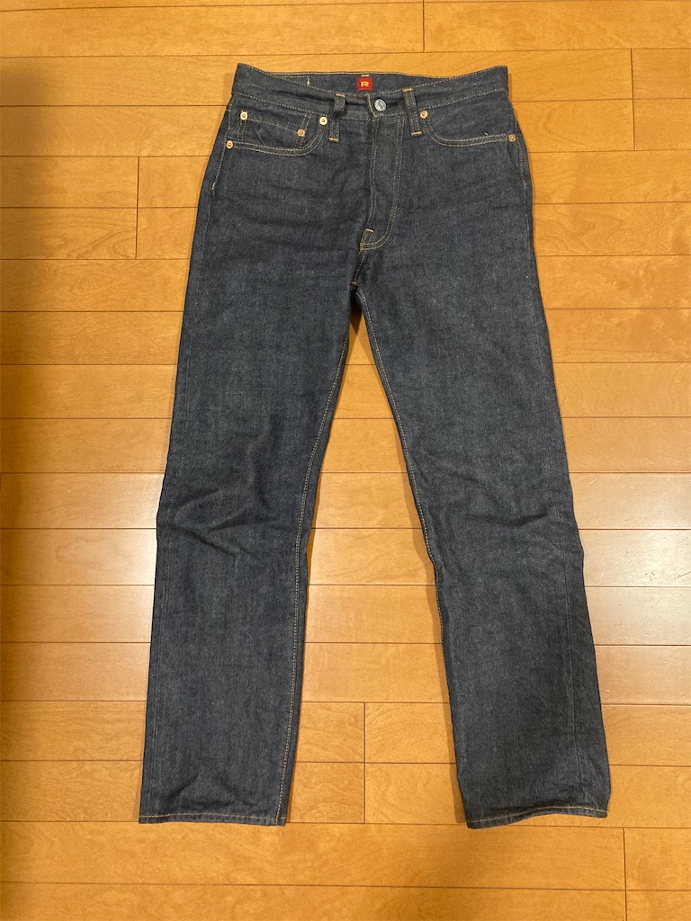 RESOLUTE710デニム育成日記1日目 - get ready(アラフォー野郎の