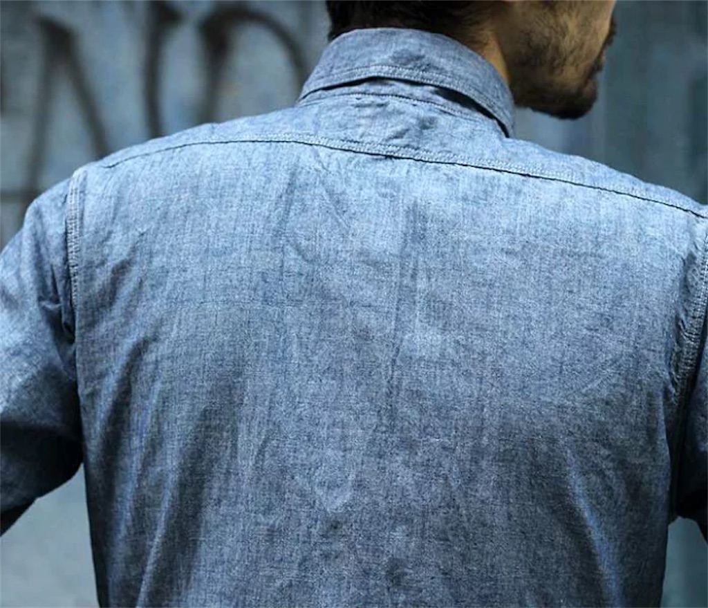 orSlow デニムシャンブレーシャツ orSlow オアスロウ シャンブレー ワークシャツ CHAMBRAY WORK