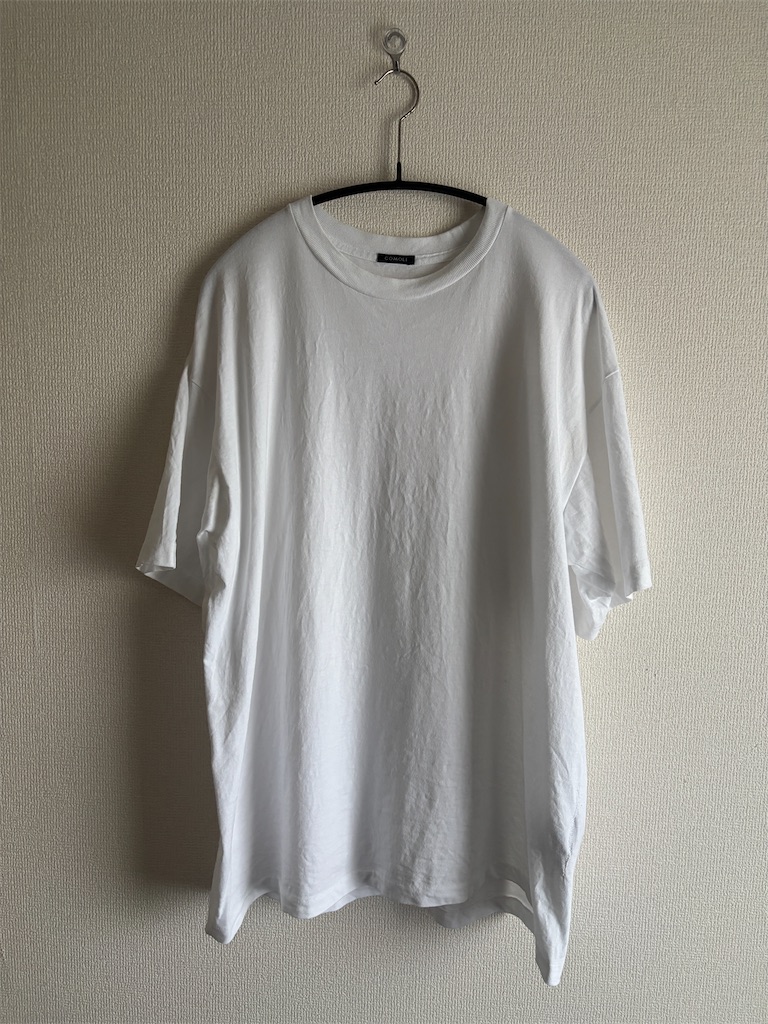 COMOLI 26SS コットンジャージ半袖Tシャツ - get ready