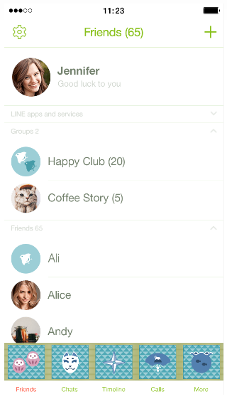 LINE着せかえ／たたみ■鱗