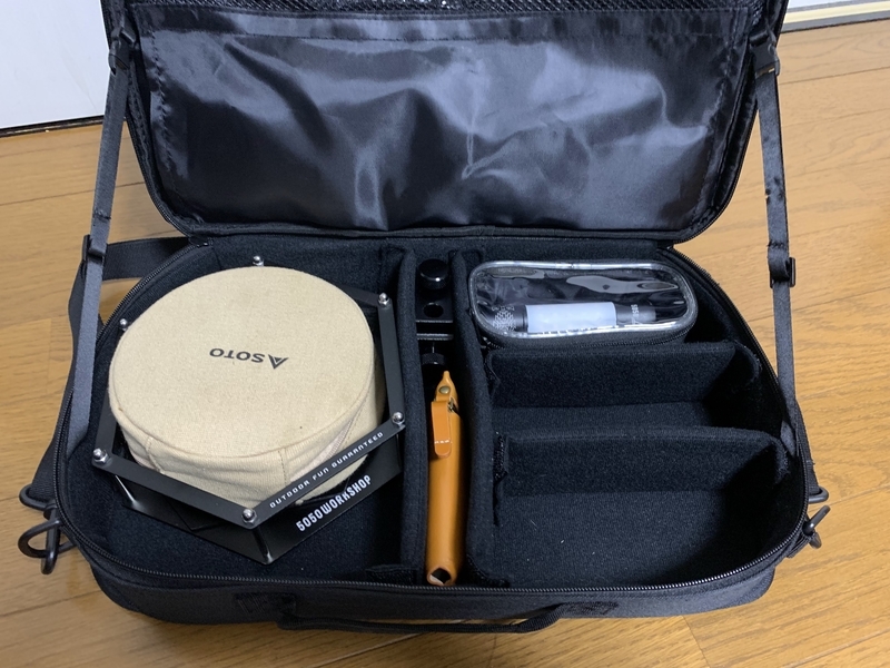 キャンプギア】5050WORKSHOP：ORGANIZER CASE LARGEに色々収納してみた