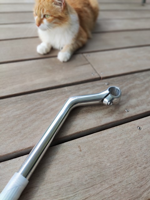 鉄フレームマウンテンバイク 日東のMTB用ステム MT-10 - メンタル崩壊