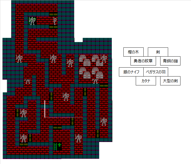 夢幻の心臓Ⅱ：サルア城地下1F