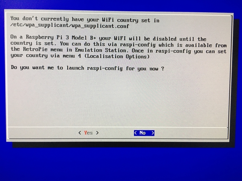WIFIでLOCALIZATIONがない警告