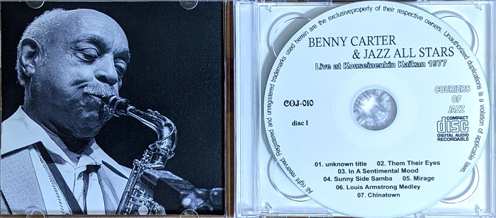 直筆サイン入り Benny Carter / Live in Japan '79 OC0xMDI1LmpwZWc.jpeg