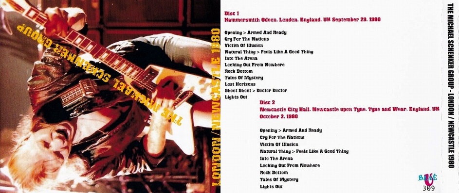 Michael Schenker Group - Tour 1980 Bootleg File - END OF