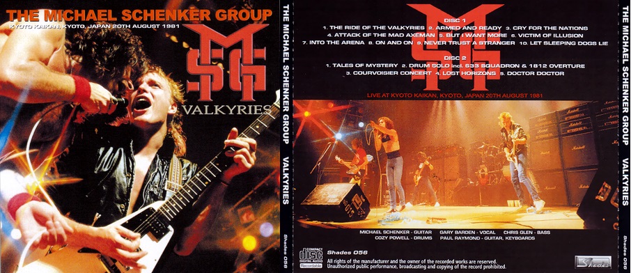 Michael Schenker Group - Japan Tour 1981 Bootleg File - END OF