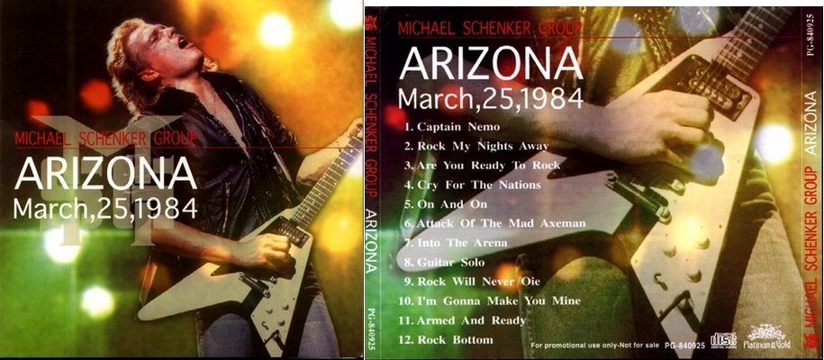 Michael Schenker Group - US Tour 1984 Bootleg File - END OF DREAM