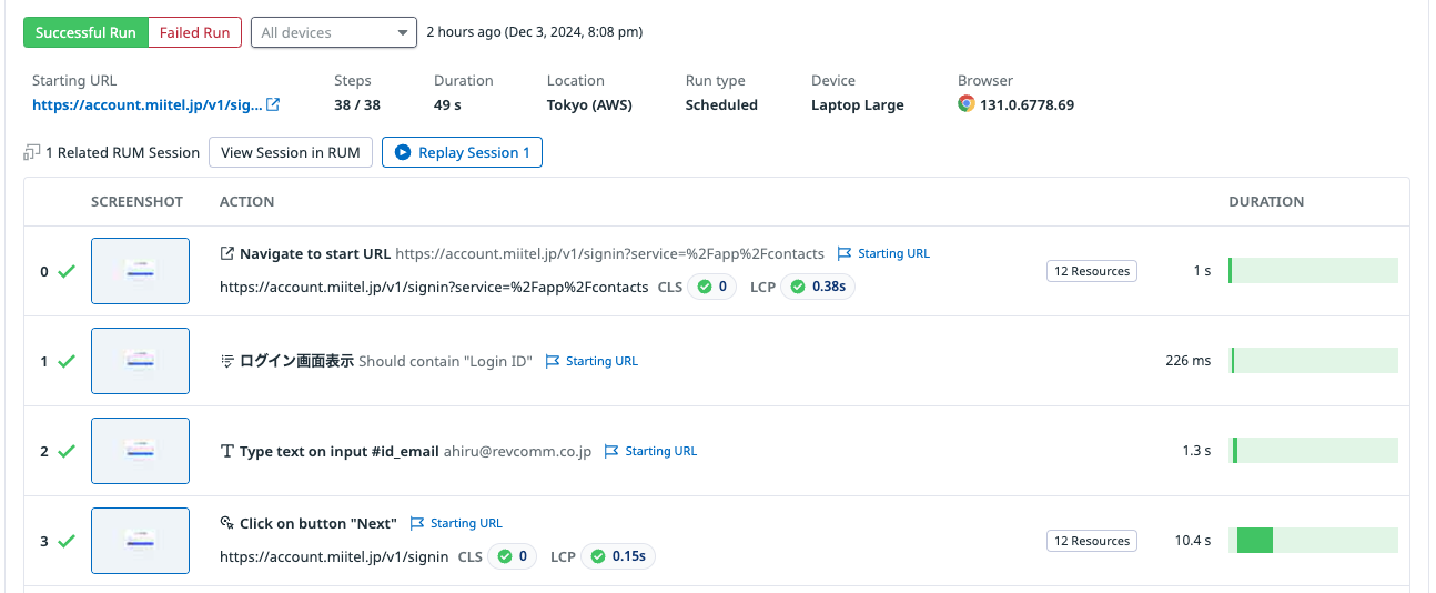 View Results