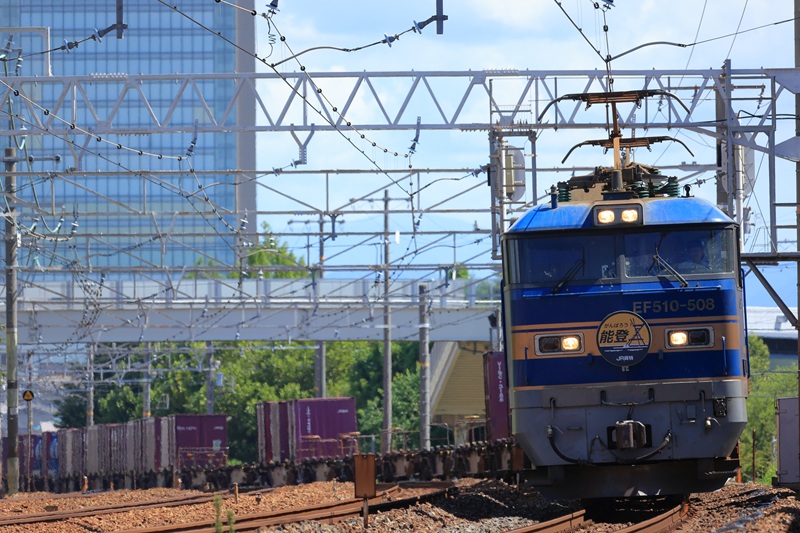 確認用　マリンくろしお スーパーくろしおラッピング287系を撮影～長岡京付近にて_25/07