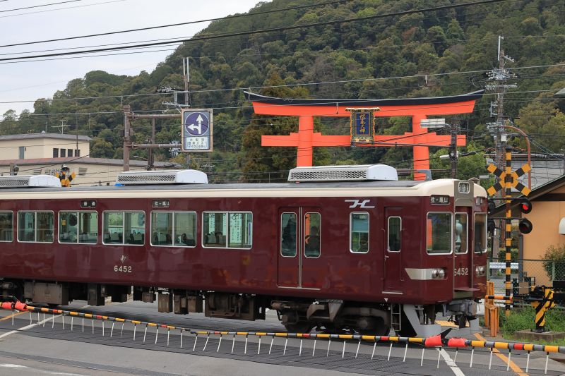 阪急嵐山線の6352Fとかを撮影～松尾大社,上桂駅にて_26/04/07 - S55
