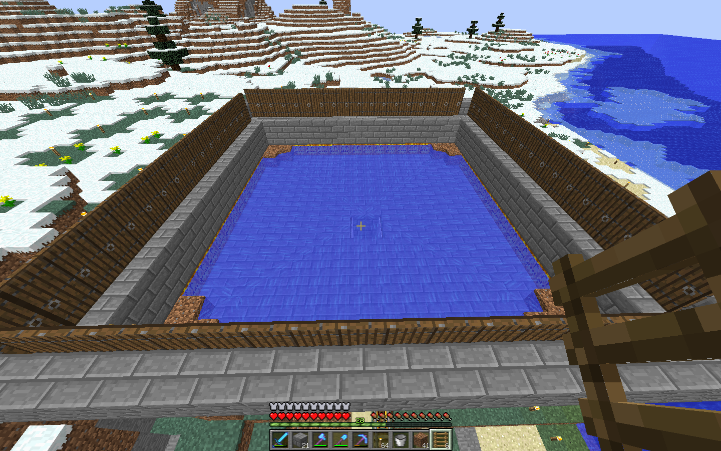 Minecraft日記 製鉄所 アイアンゴーレムトラップ を作成 鉄の無限入手が可能に Rh日和 仮