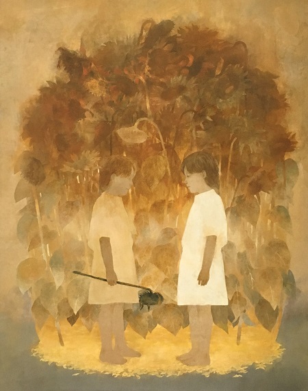 インタビュー06：日本画家・板垣夏樹さん 神聖な仮想動物が導く、ここ